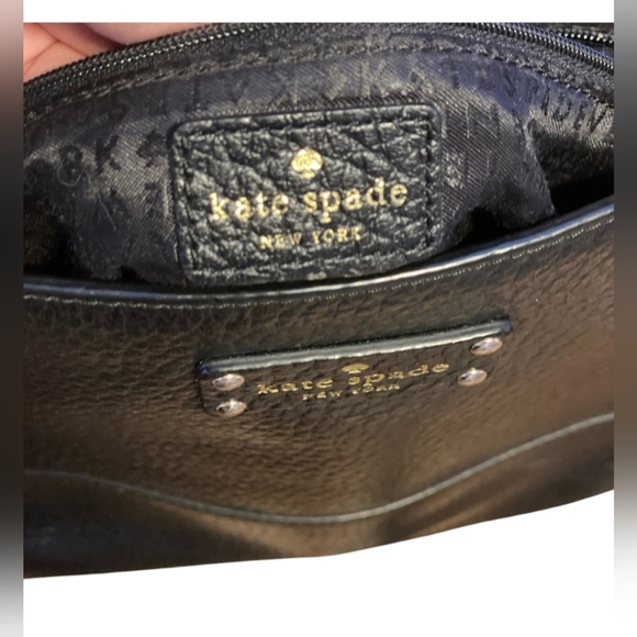 Kate Spade New York Purse Black Pebbled Leather Southport Ave Cora Cross… - Picture 4 of 10